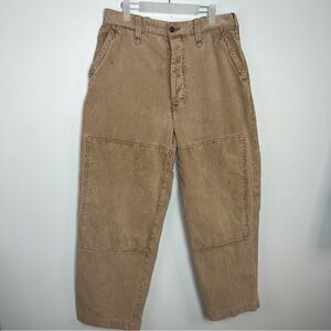 Abercrombie & Fitch VNT Y2K Corduroy Utility Pants Tan Straight Leg Men’s 32R